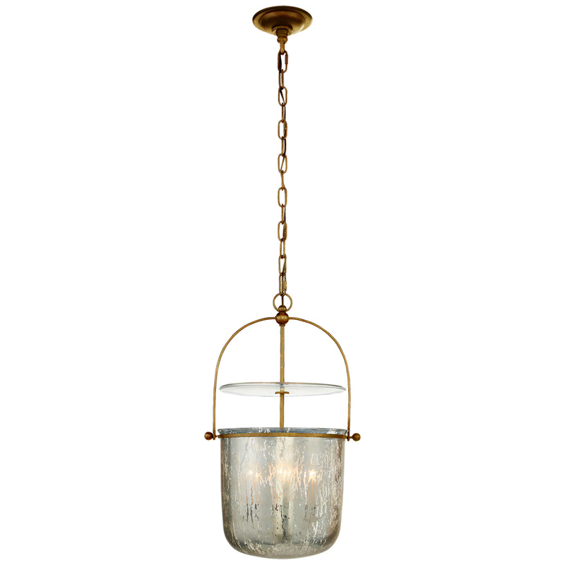 Visual Comfort Signature CHC 2269GI-MG Four Light Lantern, Gilded Iron