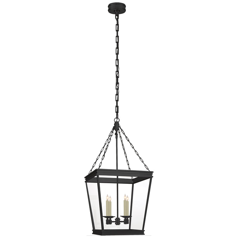 Visual Comfort Signature CHC 5611BZ-CG Four Light Lantern, Bronze
