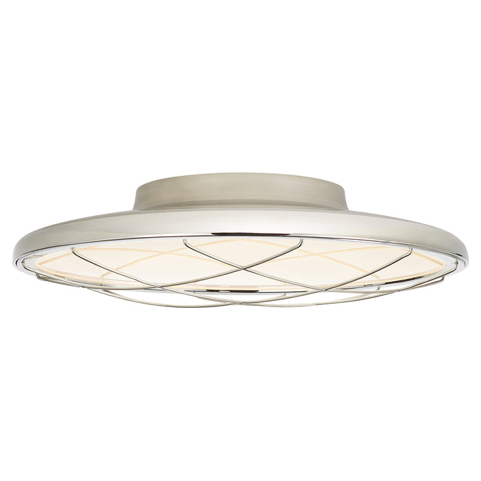 Visual Comfort Signature PB 4001PN LED Flush Mount, Polished Nickel