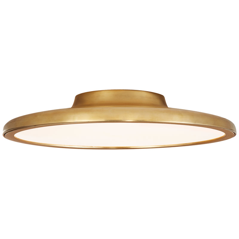 Visual Comfort Signature PB 4003NB LED Flush Mount, Natural Brass