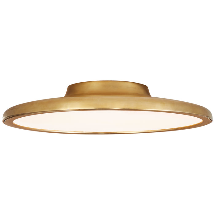 Visual Comfort Signature PB 4003NB LED Flush Mount, Natural Brass
