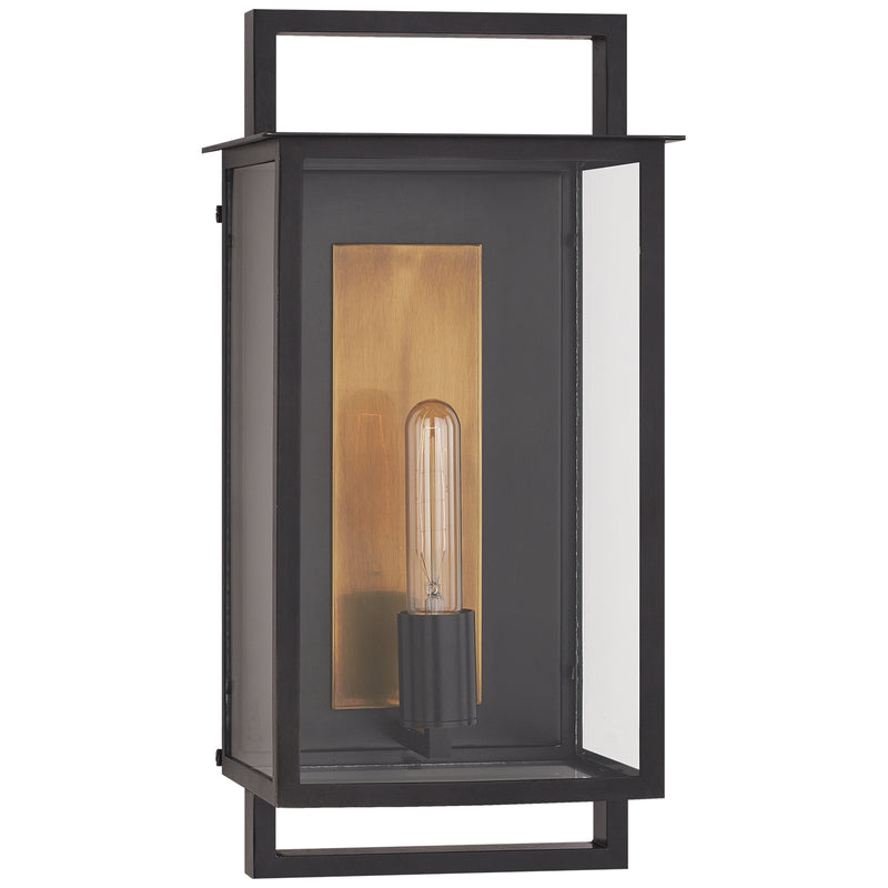 Visual Comfort Signature S 2191AI-CG One Light Outdoor Wall Sconce, Aged Iron