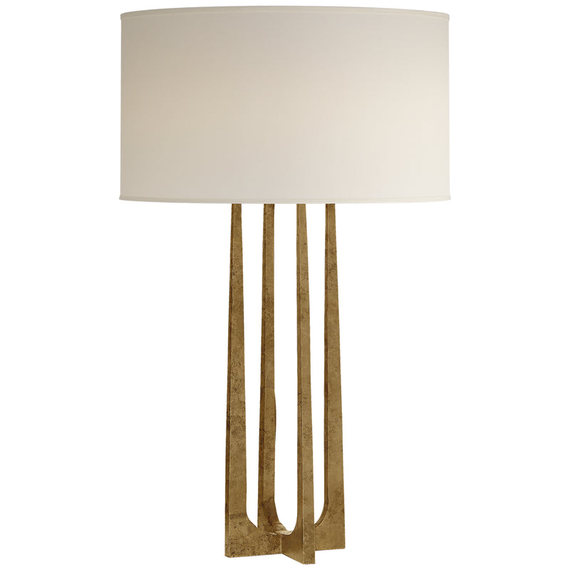 Visual Comfort Signature S 3513GI-PL One Light Table Lamp, Gilded Iron