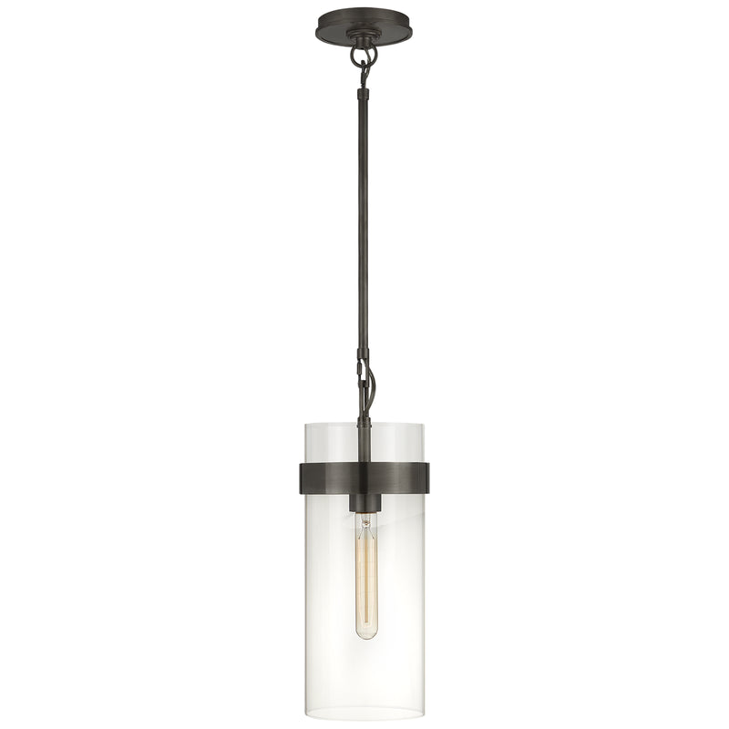 Visual Comfort Signature S 5673BZ-CG One Light Pendant, Bronze