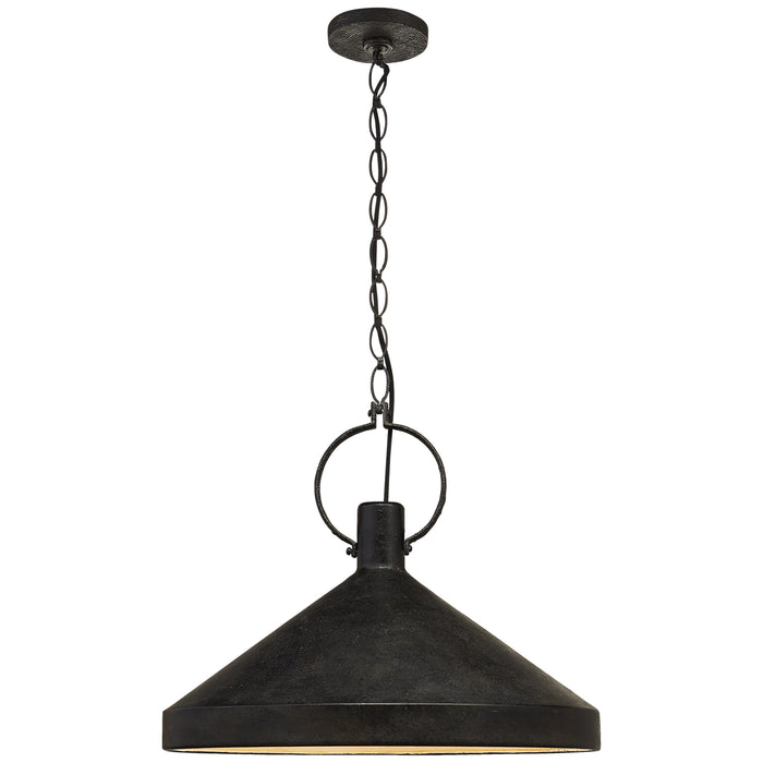 Visual Comfort Signature SK 5364NR-AI One Light Pendant, Natural Rust