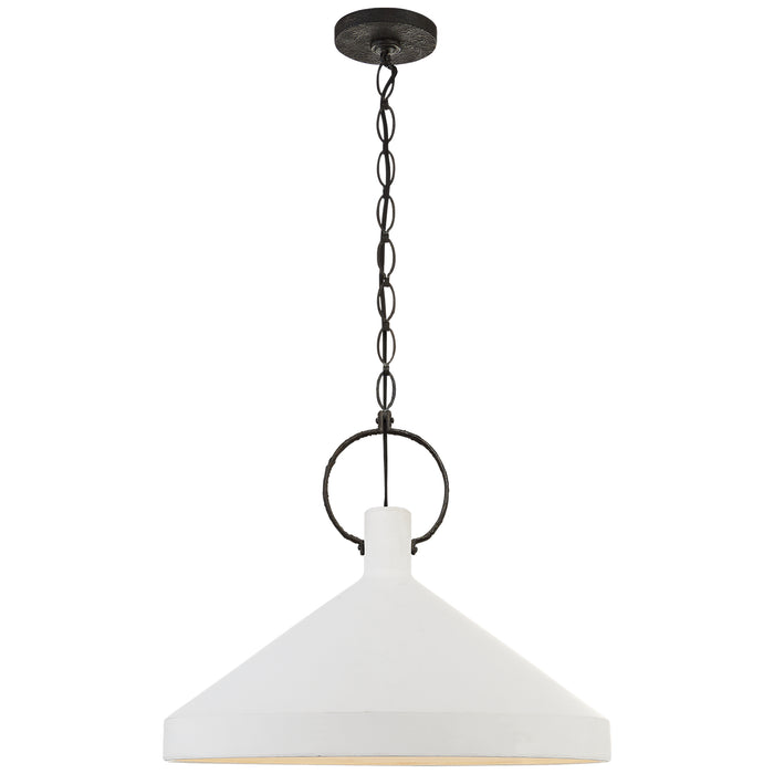 Visual Comfort Signature SK 5364NR-PW One Light Pendant, Natural Rust