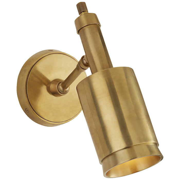 Visual Comfort Signature TOB 2097HAB One Light Wall Sconce, Hand-Rubbed Antique Brass