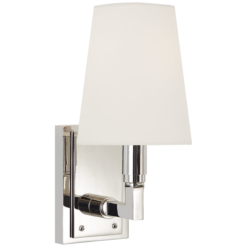 Visual Comfort Signature TOB 2284PN-L One Light Wall Sconce, Polished Nickel