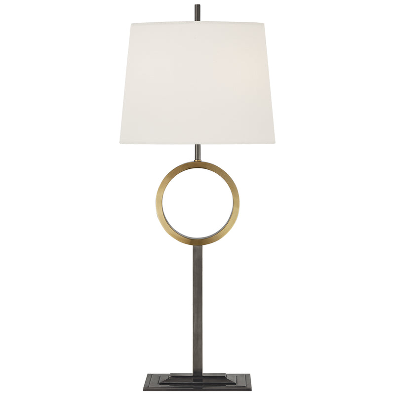 Visual Comfort Signature TOB 3631BZ/HAB-L One Light Buffet Lamp, Bronze with Antique Brass