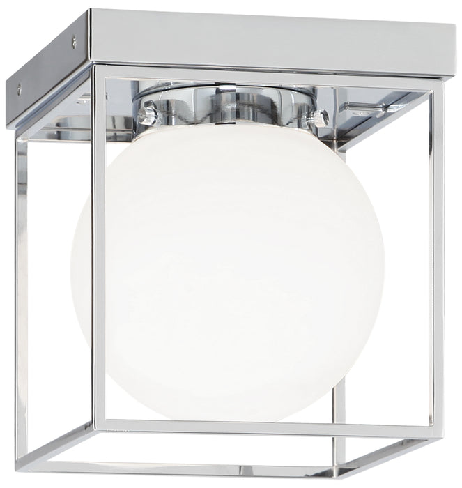 Matteo Lighting X03801CH One Light Flush Mount, Chrome