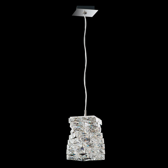 Schonbek STW510N-SS1S LED Mini Pendant, Stainless Steel