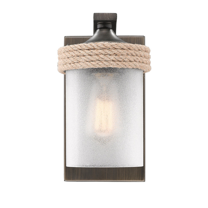 Golden 1048-BA1 GMT-CS One Light Bath Vanity, Gunmetal Bronze