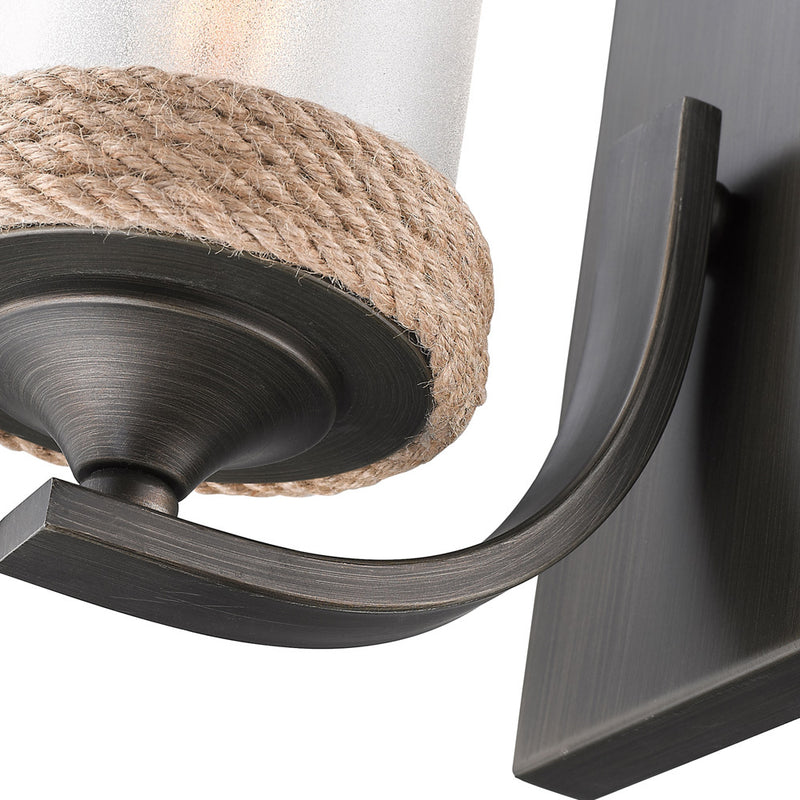 Golden 1048-BA1 GMT-CS One Light Bath Vanity, Gunmetal Bronze