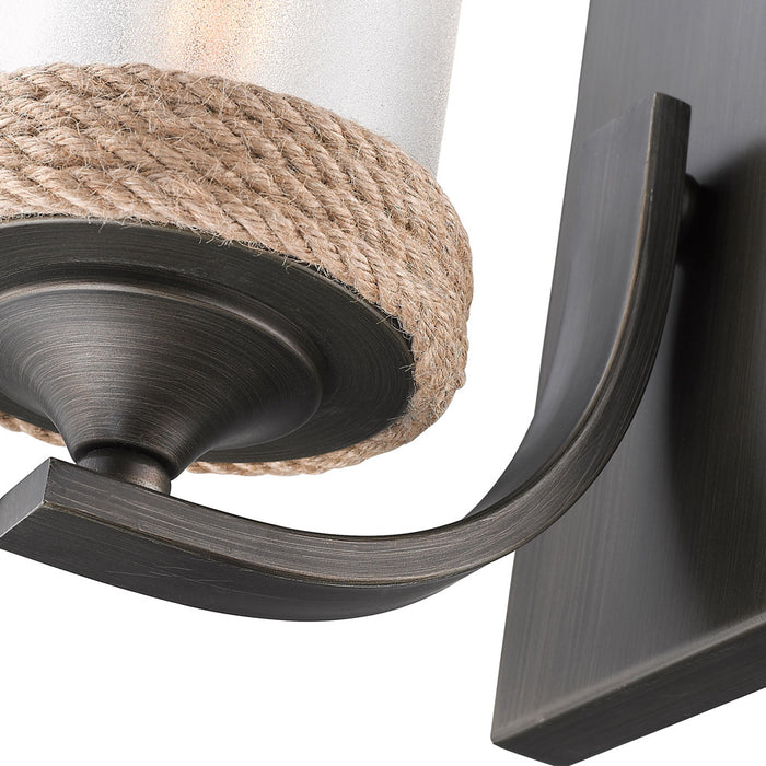 Golden 1048-BA1 GMT-CS One Light Bath Vanity, Gunmetal Bronze