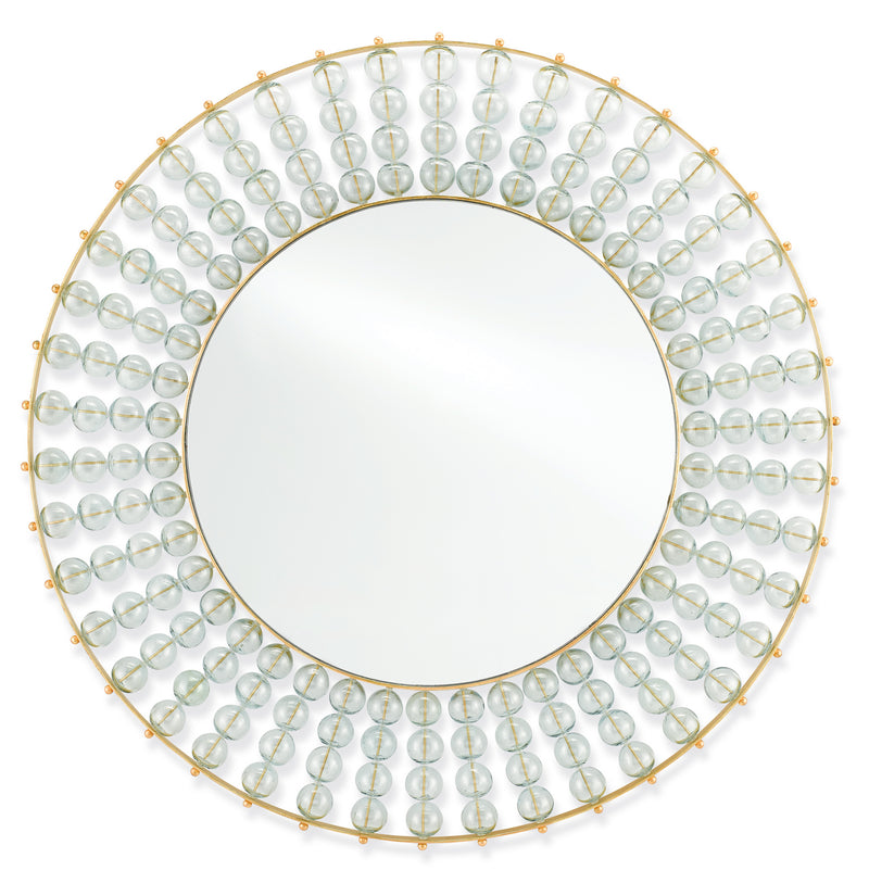 Currey and Company 1000-0034 Mirror, Gold Leaf/Mirror