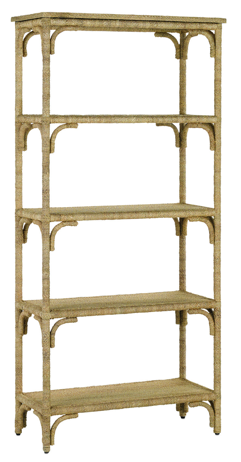 Currey and Company 3000-0086 Etagere, Natural