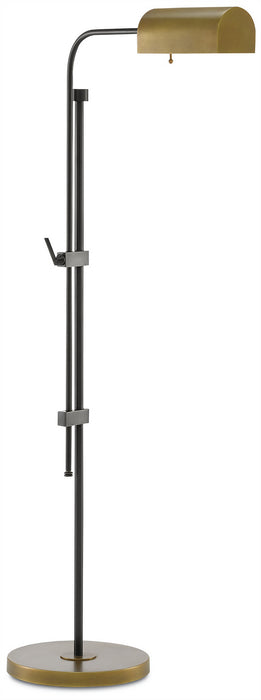 Currey and Company 8000-0021 One Light Floor Lamp, Oil Rubbed Bronze/Antique Brass