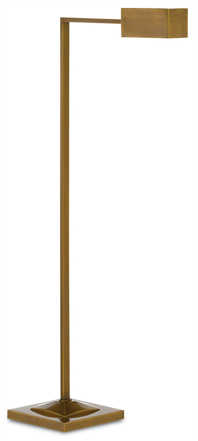 Currey and Company 8000-0025 One Light Floor Lamp, Polished Antique Brass
