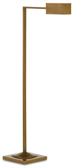 Currey and Company 8000-0025 One Light Floor Lamp, Polished Antique Brass