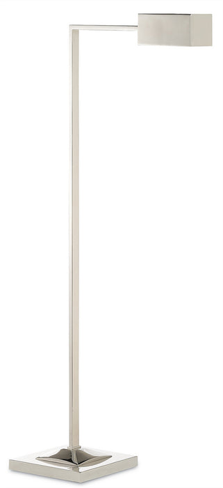 Currey and Company 8000-0026 One Light Floor Lamp, Polished Nickel