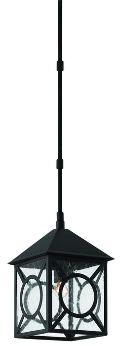Currey and Company 9500-0007 One Light Outdoor Lantern, Midnight
