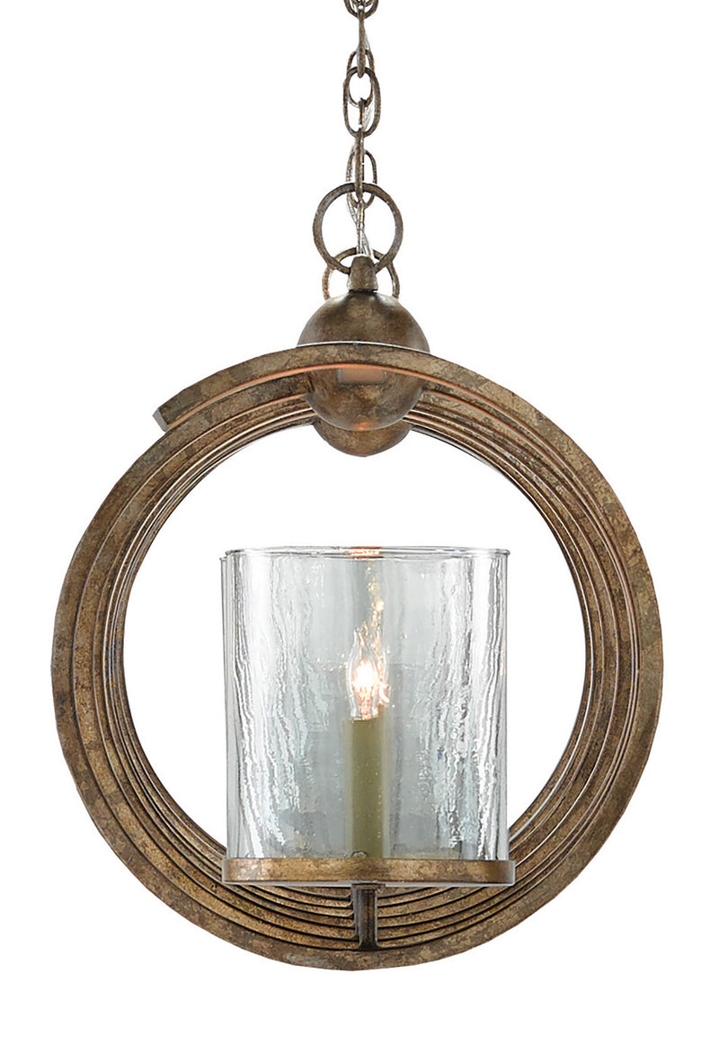 Currey and Company 9000-0263 Seven Light Chandelier, Pyrite Bronze