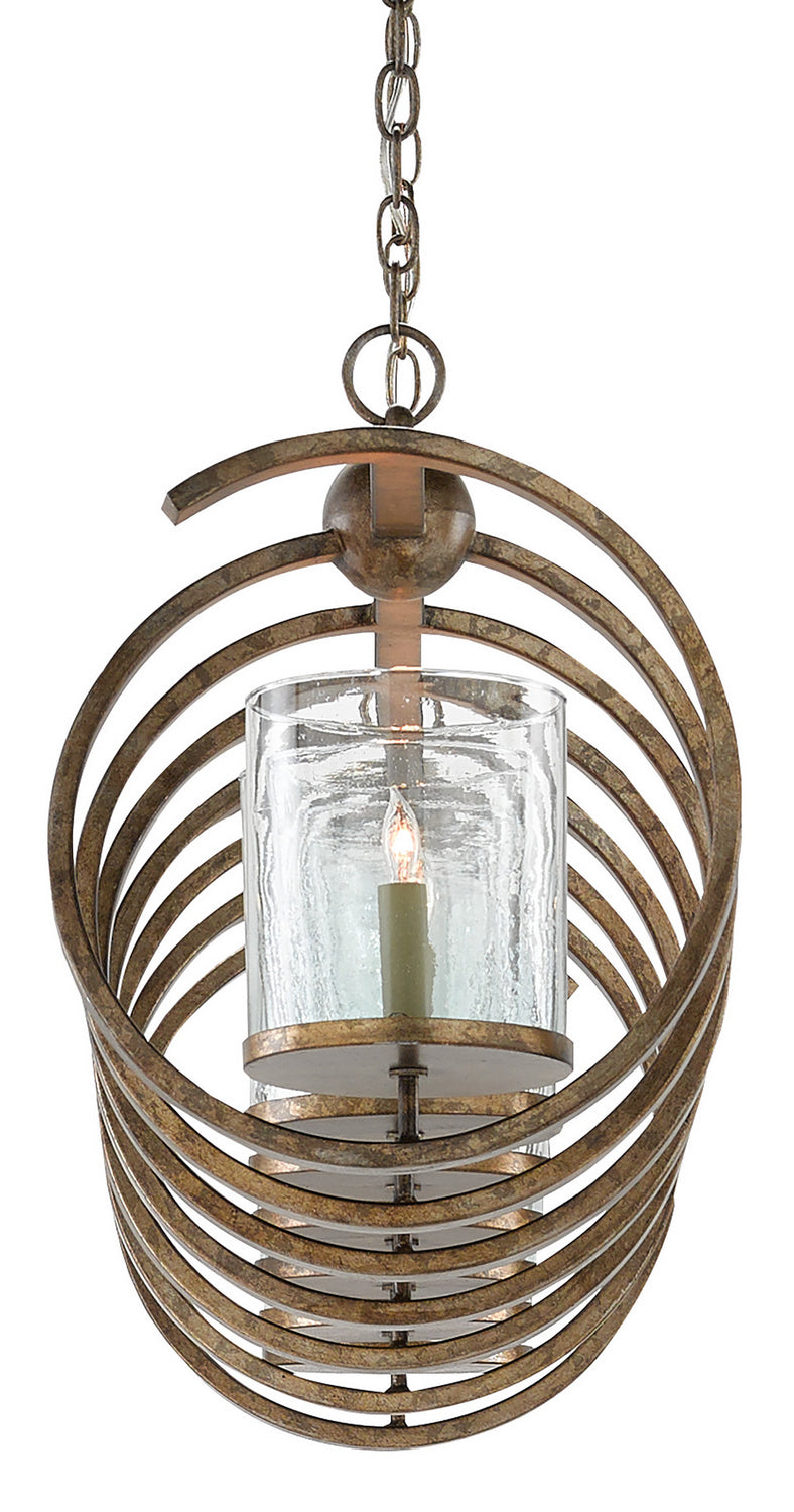 Currey and Company 9000-0263 Seven Light Chandelier, Pyrite Bronze