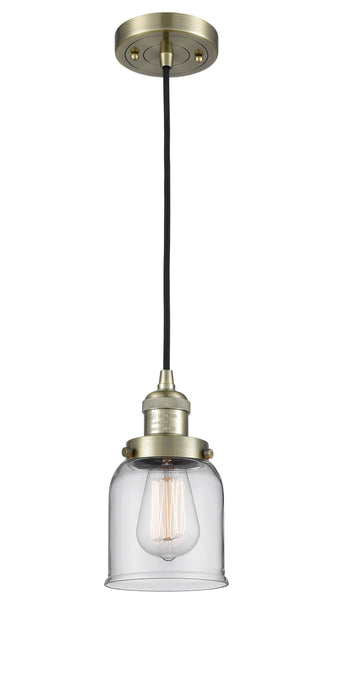 Innovations 201C-AB-G52 One Light Mini Pendant, Antique Brass