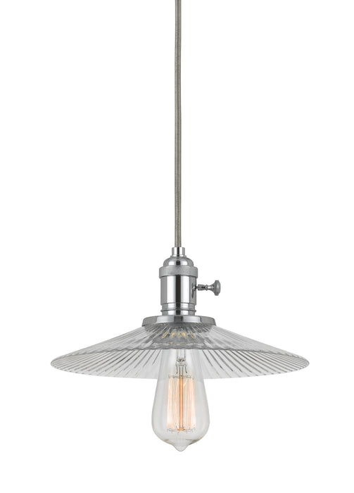 Cal Lighting UP-1097/6-CLR One Light Pendant, Oil Rubbed Bronze