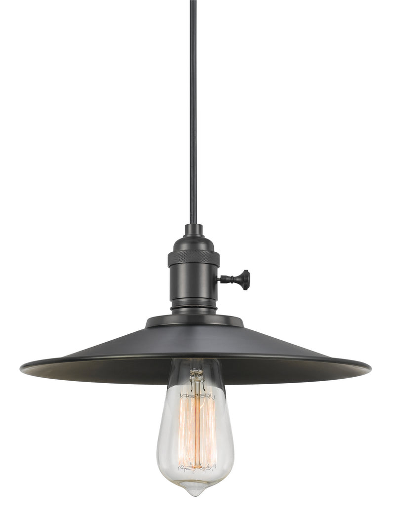 Cal Lighting UP-1097/6-MTL One Light Pendant, Brushed Steel