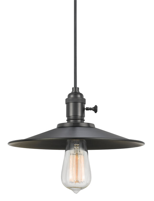 Cal Lighting UP-1097/6-MTL One Light Pendant, Brushed Steel