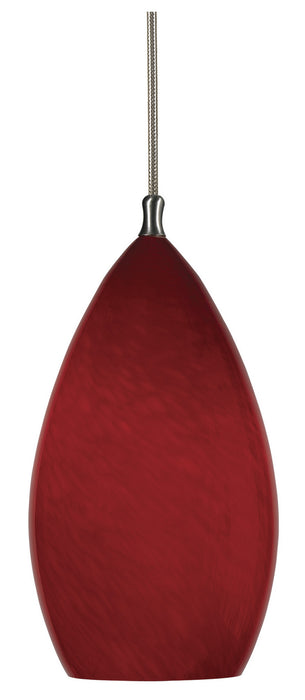 Cal Lighting UP-991A/6-BS One Light Pendant, Brushed Steel