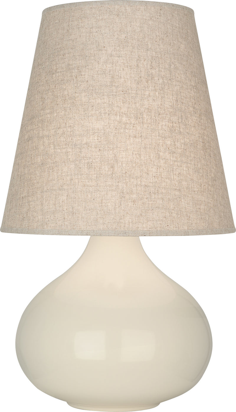 Robert Abbey BN91 One Light Accent Lamp, Bone Glazed Ceramic