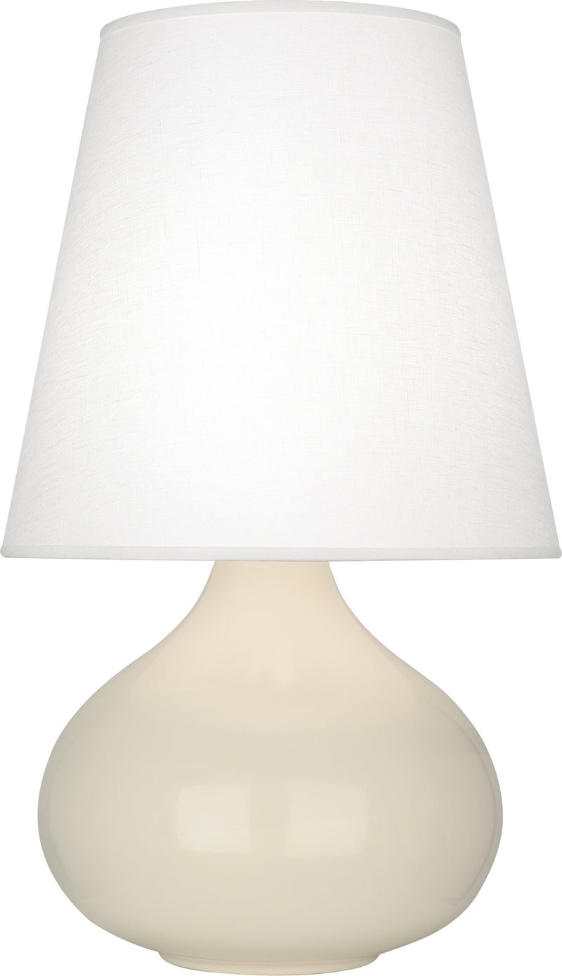 Robert Abbey BN93 One Light Accent Lamp, Bone Glazed Ceramic