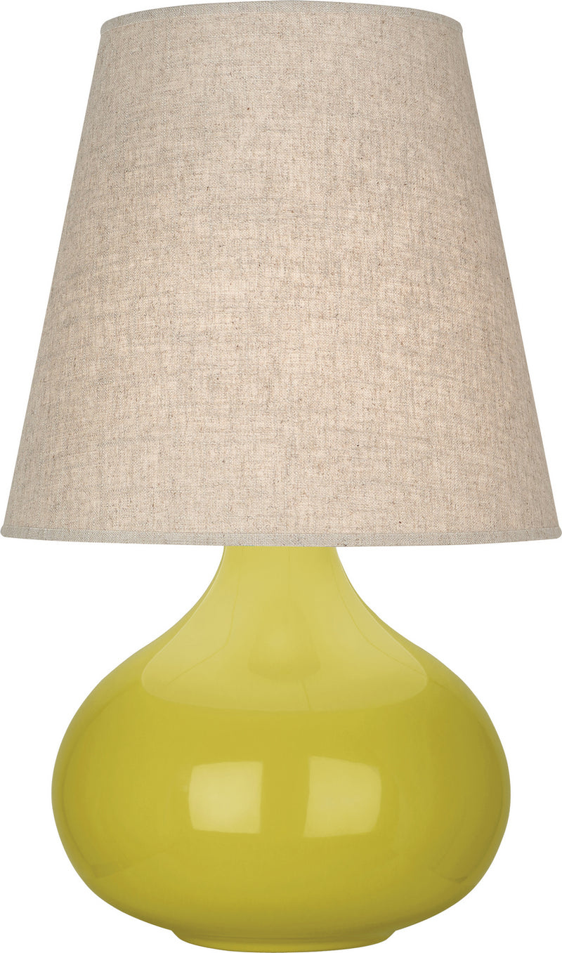 Robert Abbey CI91 One Light Accent Lamp, Citron Glazed Ceramic
