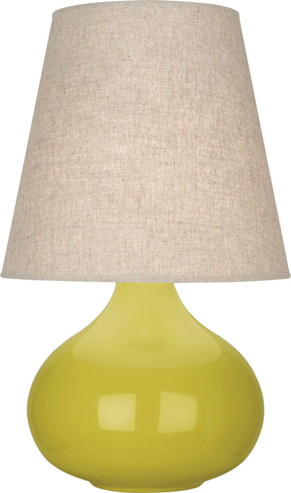 Robert Abbey CI91 One Light Accent Lamp, Citron Glazed Ceramic