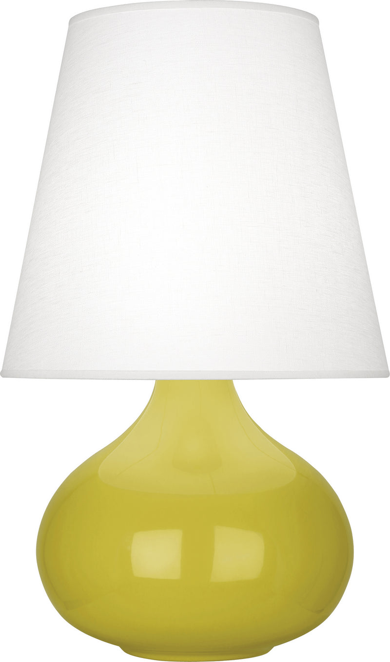 Robert Abbey CI93 One Light Accent Lamp, Citron Glazed Ceramic