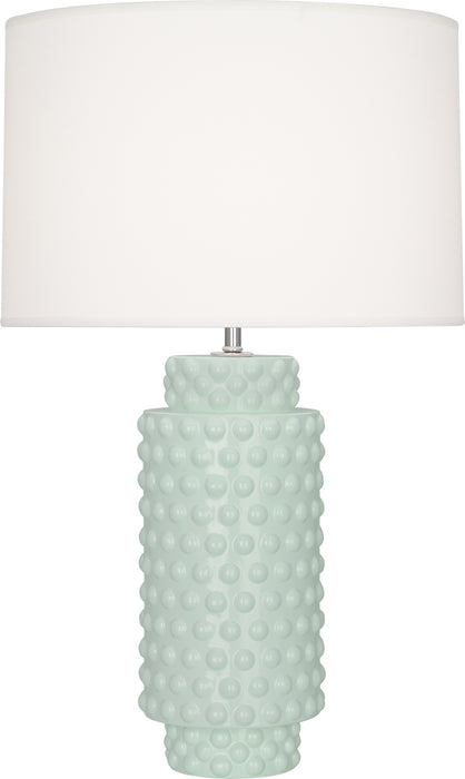 Robert Abbey CL800 One Light Table Lamp, Celadon Glazed Textured Ceramic