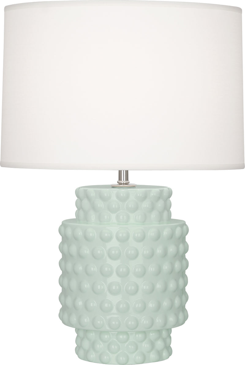 Robert Abbey CL801 One Light Accent Lamp, Celadon Glazed Textured Ceramic