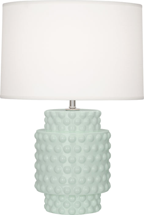 Robert Abbey CL801 One Light Accent Lamp, Celadon Glazed Textured Ceramic