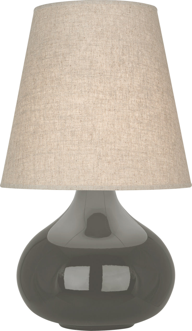 Robert Abbey CR91 One Light Accent Lamp, Ash Glazed Ceramic
