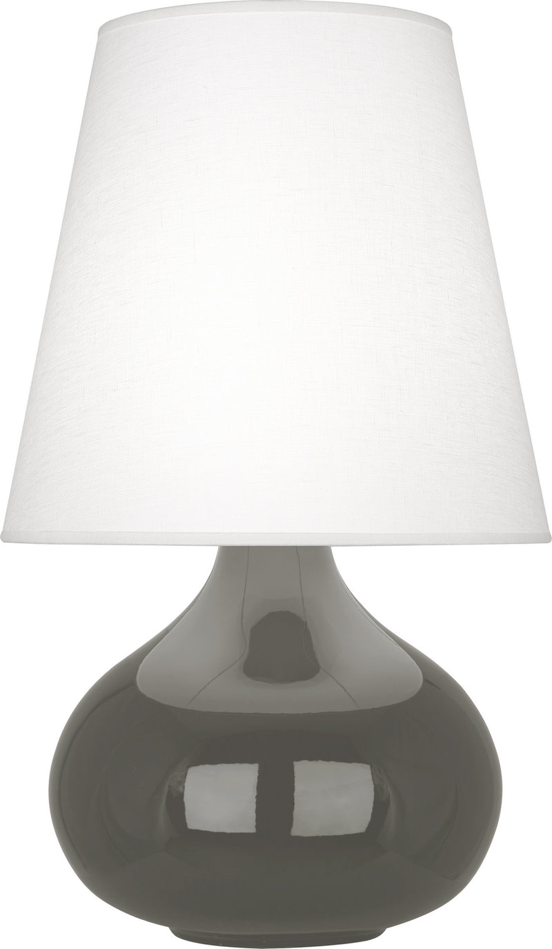 Robert Abbey CR93 One Light Accent Lamp, Ash Glazed Ceramic