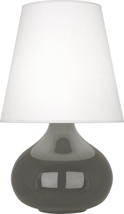 Robert Abbey CR93 One Light Accent Lamp, Ash Glazed Ceramic