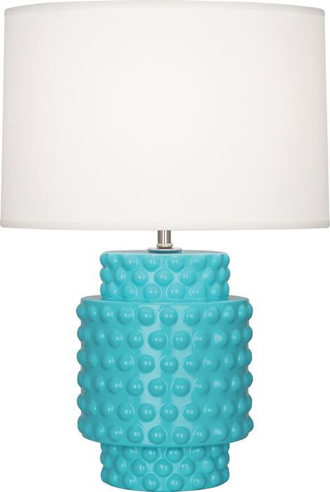 Robert Abbey EB801 One Light Accent Lamp, Egg Blue Glazed Textured Ceramic
