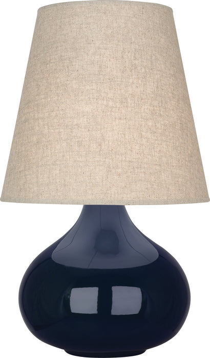 Robert Abbey MB91 One Light Accent Lamp, Midnight Blue Glazed Ceramic