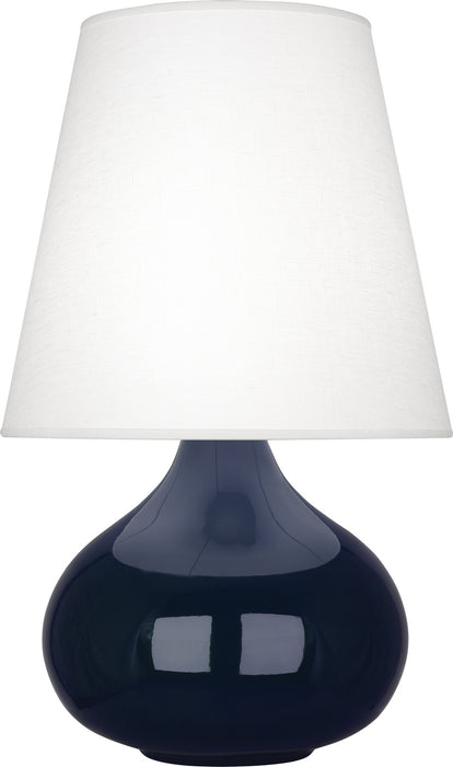 Robert Abbey MB93 One Light Accent Lamp, Midnight Blue Glazed Ceramic