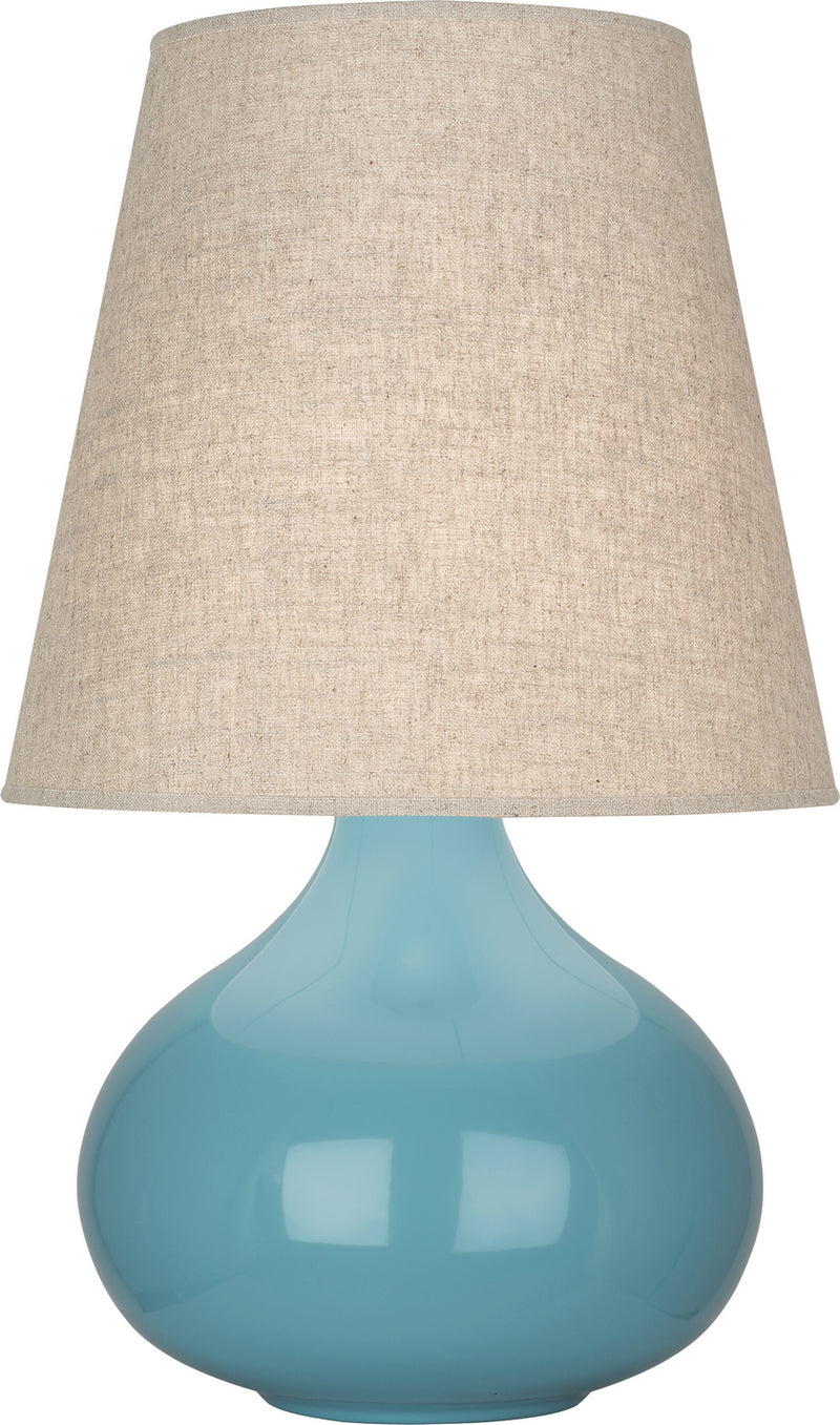 Robert Abbey OB91 One Light Accent Lamp, Steel Blue Glazed Ceramic