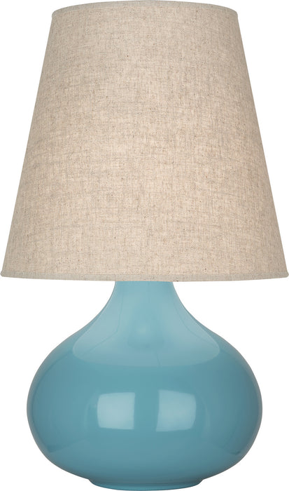 Robert Abbey OB91 One Light Accent Lamp, Steel Blue Glazed Ceramic