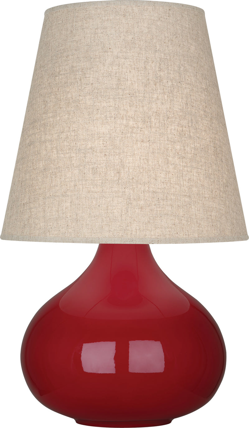 Robert Abbey OX91 One Light Accent Lamp, Oxblood Glazed Ceramic