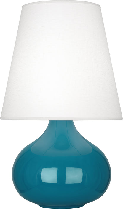 Robert Abbey PC93 One Light Accent Lamp, Peacock Glazed Ceramic